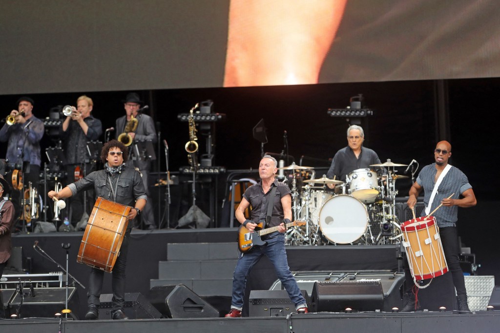 Bruce Springsteen performs his second night at BST Hyde Park.