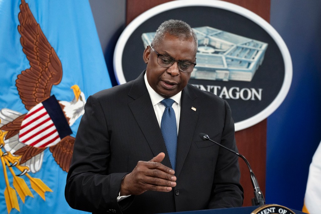 Secretary of Defense Lloyd Austin.