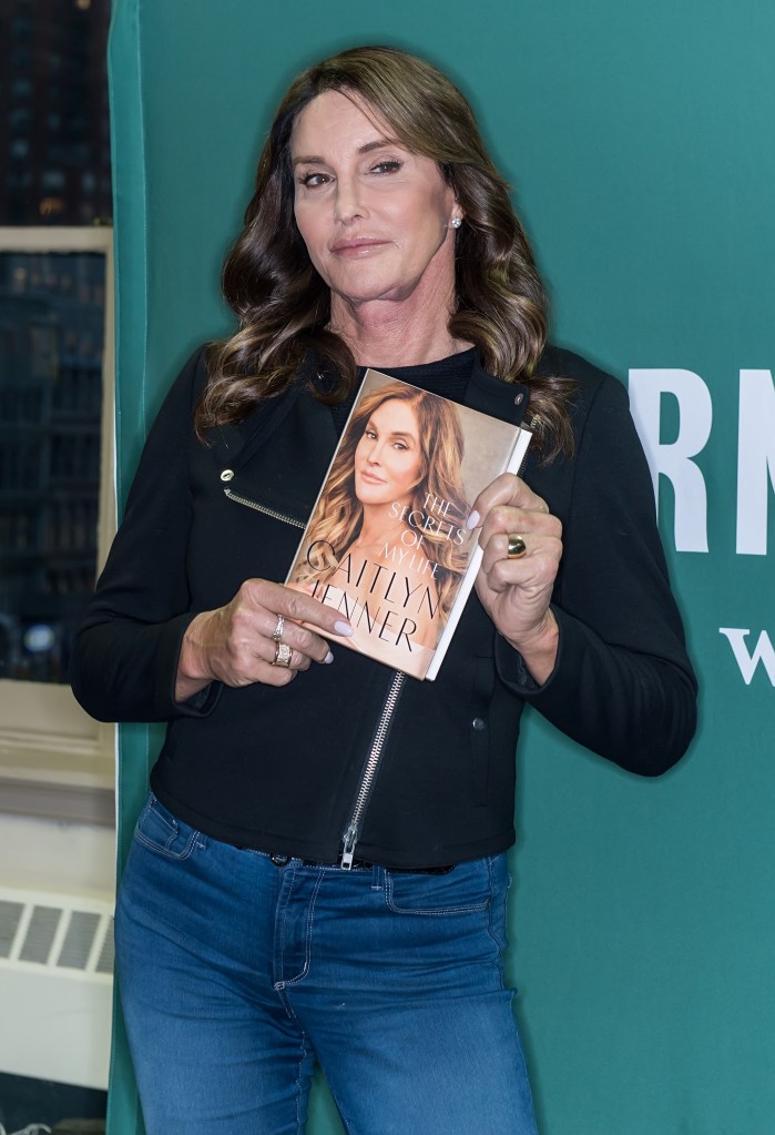 Caitlyn Jenner signs copies of her new book "The Secrets of My Life" at Barnes & Noble Union Square on April 26, 2017, in New York City. 