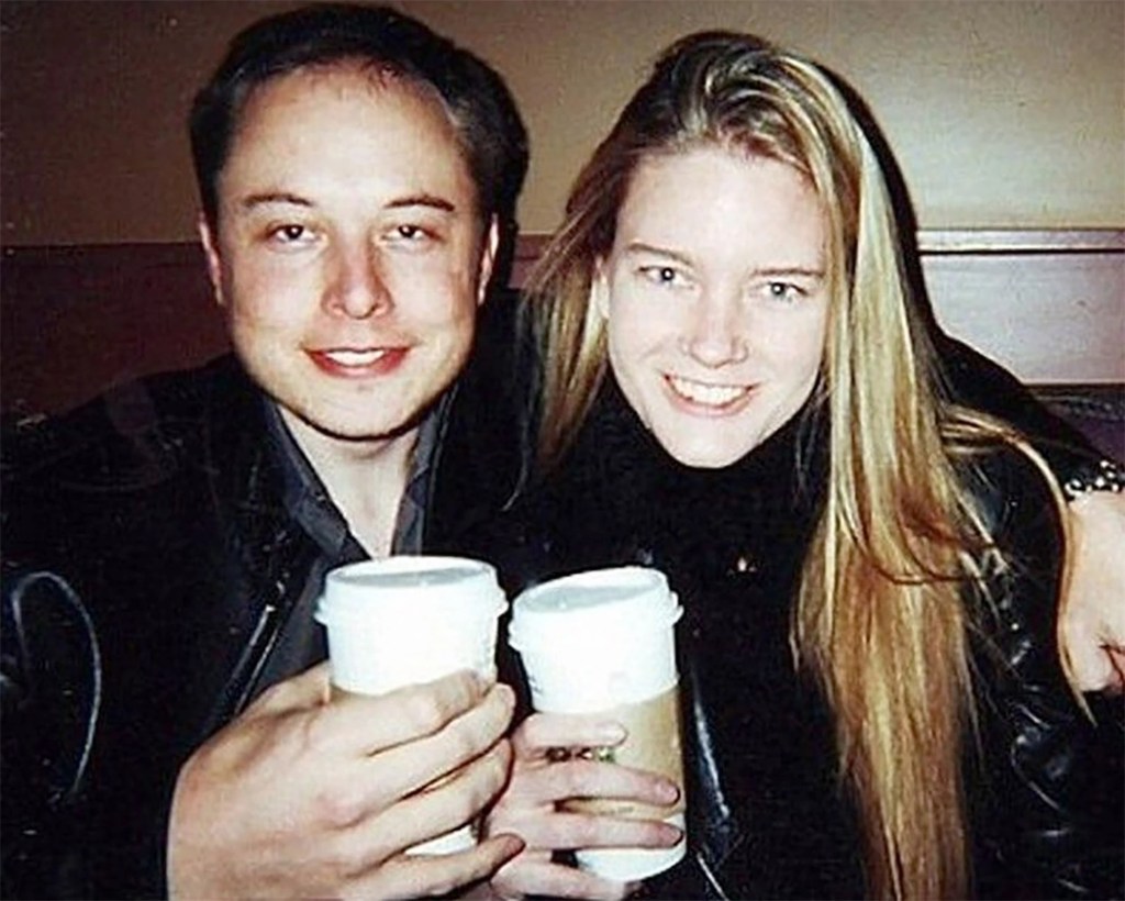 Elon Musk and his first wife, Justine.