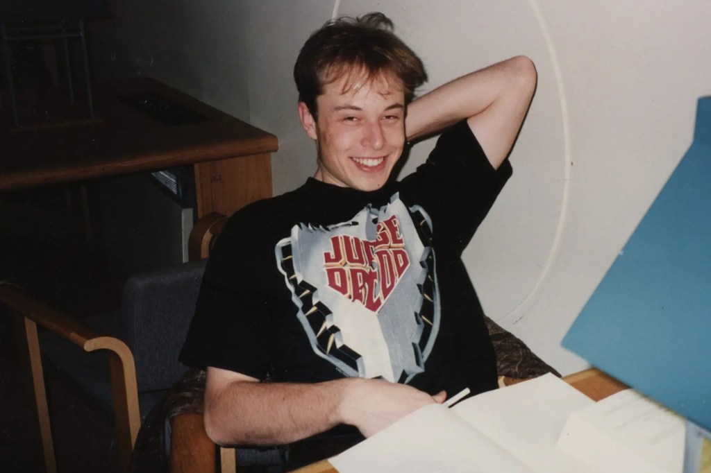 Elon Musk in 1994.