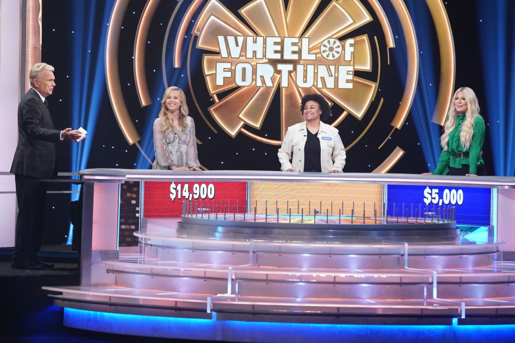 Photo of "Wheel of Fortune" stage. 