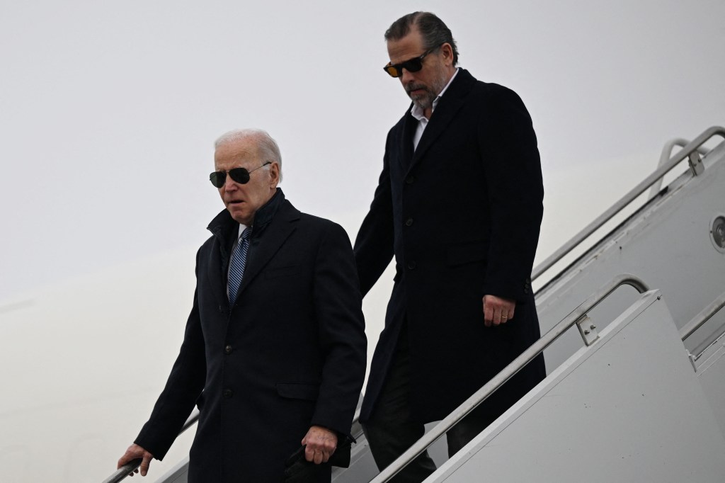 Joe Biden and Hunter Biden.