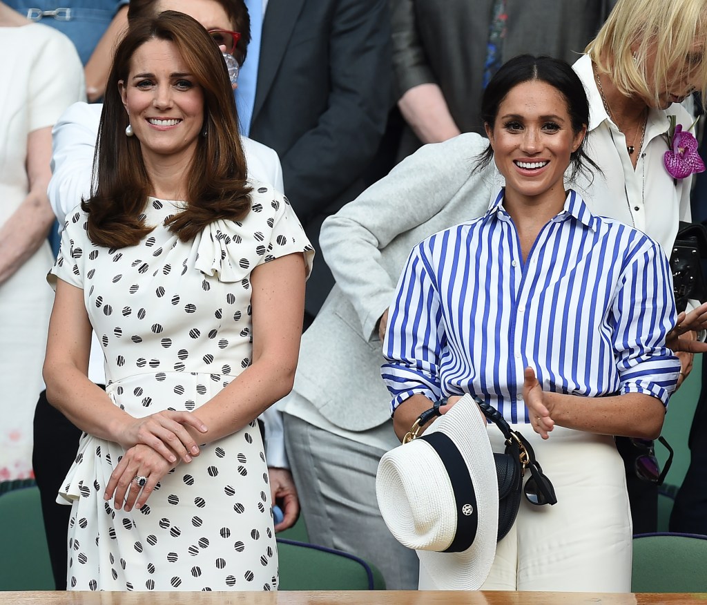 Photo of Meghan Markle and Kate Middleton. 