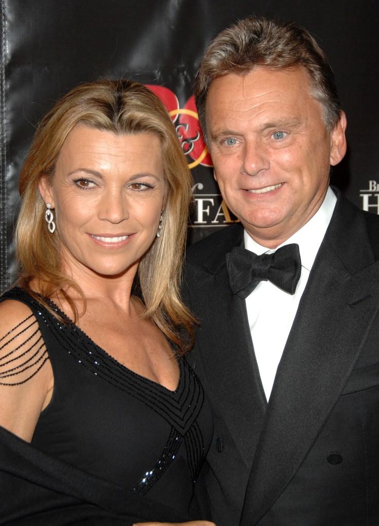 Photo of Pat Sajak and Vanna White. 