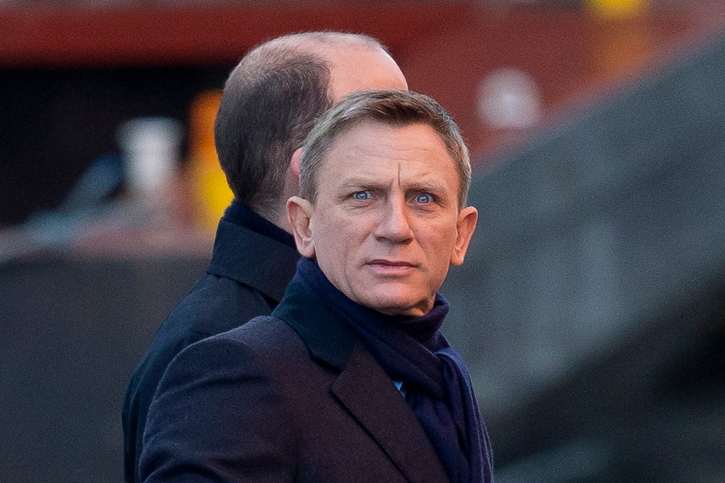 Actor Daniel Craig played James Bond in the movie "Spectre" in 2015.