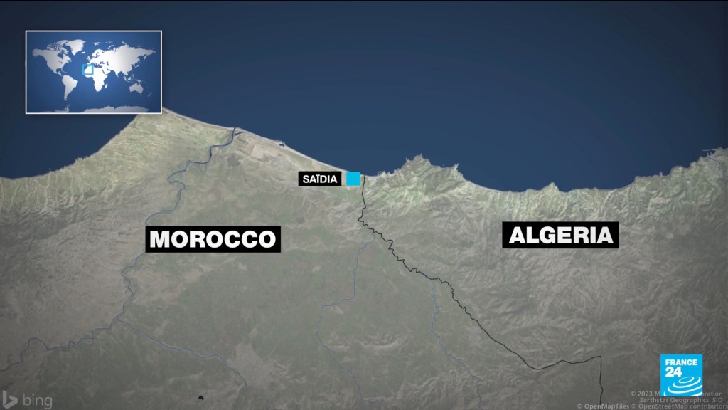 The border between Morocco and Algeria has been closed since 1994.