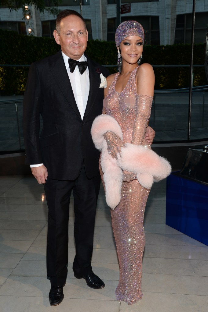 John Demsey with Rihanna