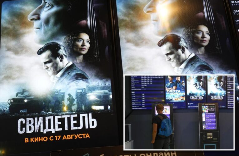Russian war propaganda film plays to empty theaters