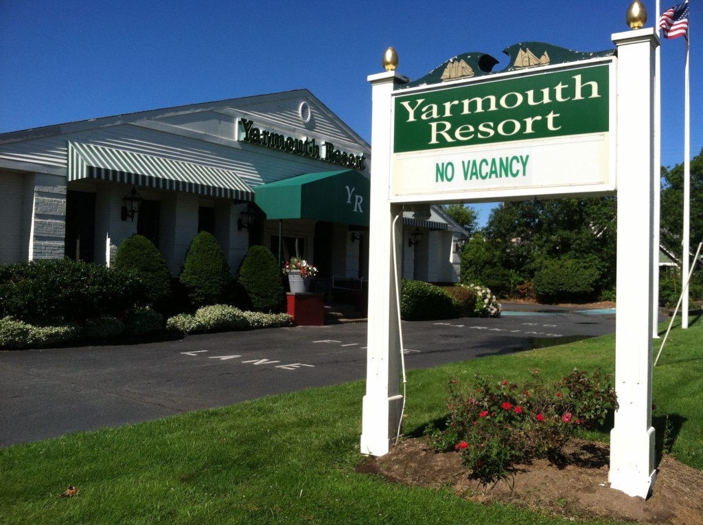 The state plans to use 100 units at the Yarmouth Resort  to house migrant families. 