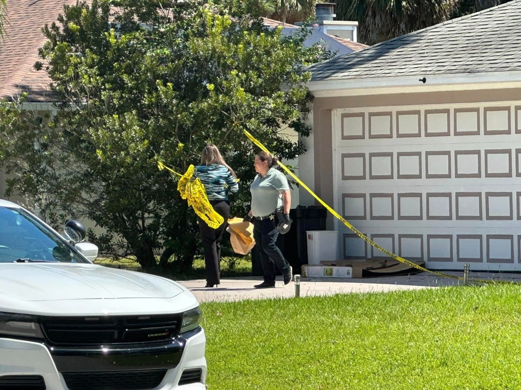 Crime scene on Ranwood Lane in Palm Coast, Florida.