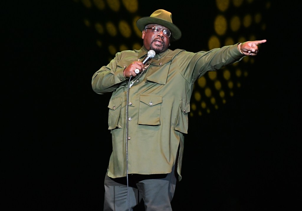 Cedric the Entertainer onstage at the Comedy Laugh Fest in Atlanta in 2022.
