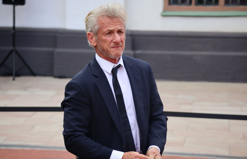 Sean Penn during the 3rd Summit of First Ladies and Gentlemen on Sept. 6 in Kyiv, Ukraine.