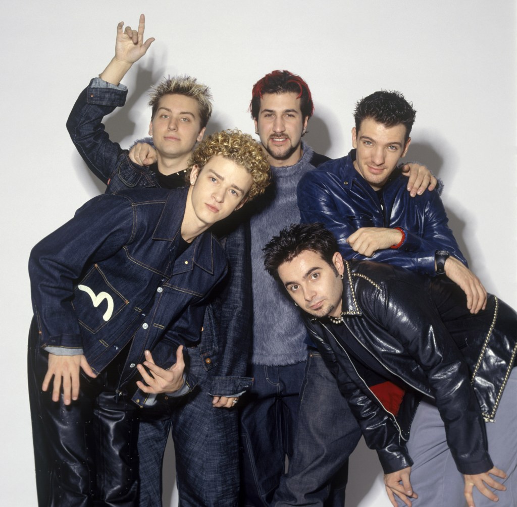 NSYNC poses for a photoshoot circa 1999 in New York City.