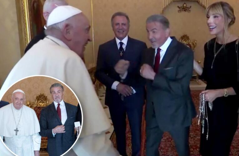 Sylvester Stallone squares up to Pope Francis: ‘Ready? We Box!’