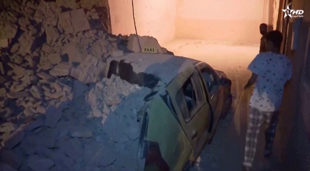 In Marrakech, some houses in the tightly packed old city had collapsed and people were working hard by hand to remove debris while they waited for heavy equipment, said resident Id Waaziz Hassan.