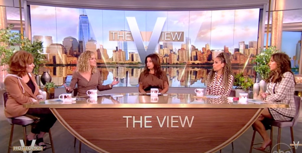 "This is like something out of a dystopian novel watching these wealthy dolled up women go on TV and claim that the chaos that is happening outside right in front of your eyes isn’t really happening. It’s amazing" one viewer raged. 