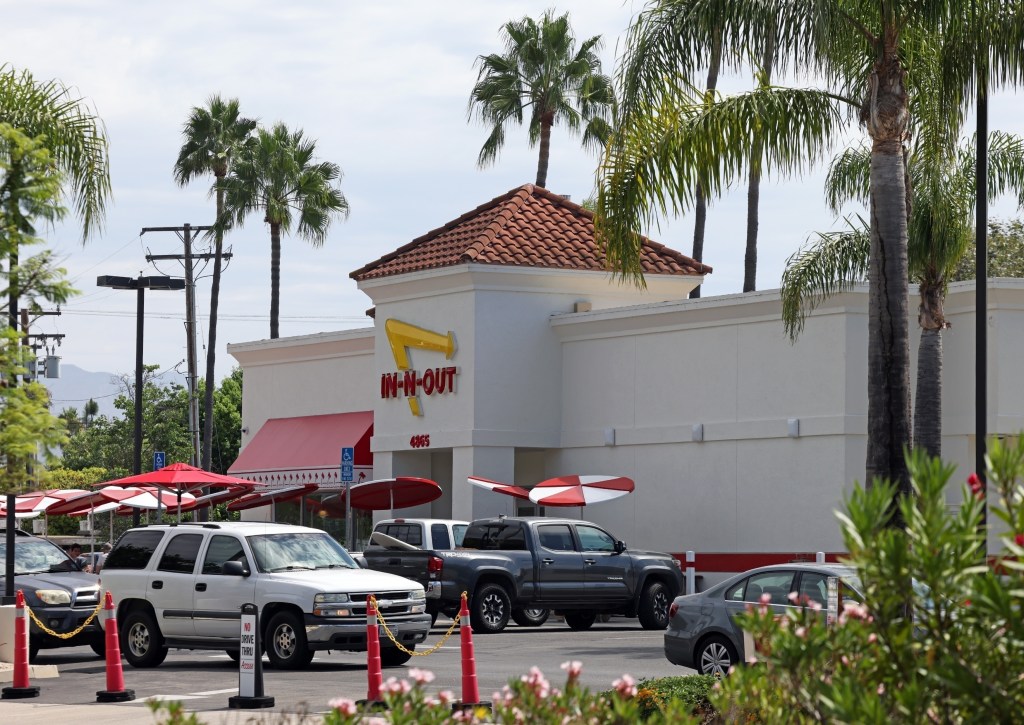 Photo of In-N-Out Burger. 