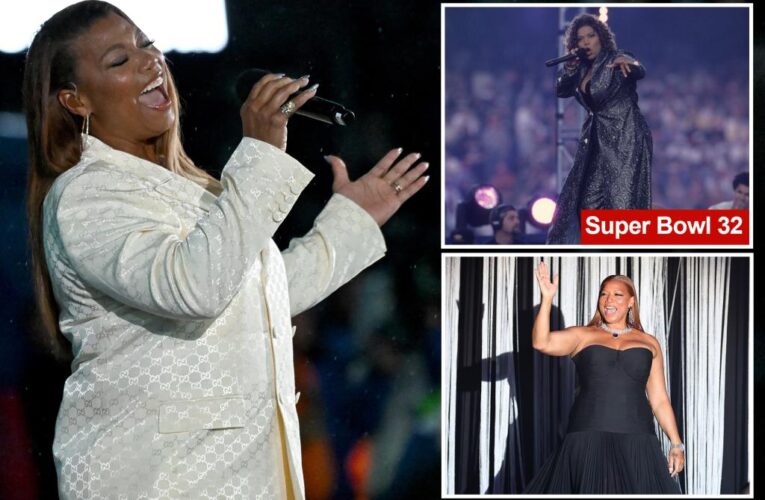 Queen Latifah shocks NFL fans with her version of national anthem