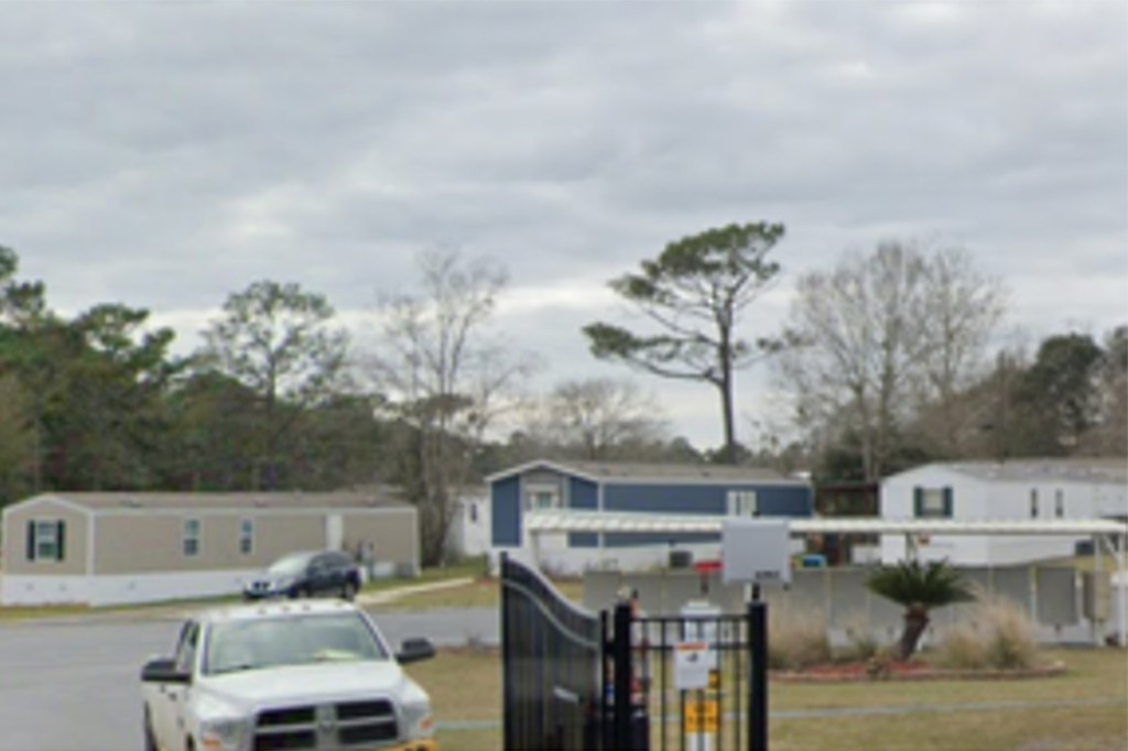 The Silver Lake Mobile Home Park in Escambia County, Florida.