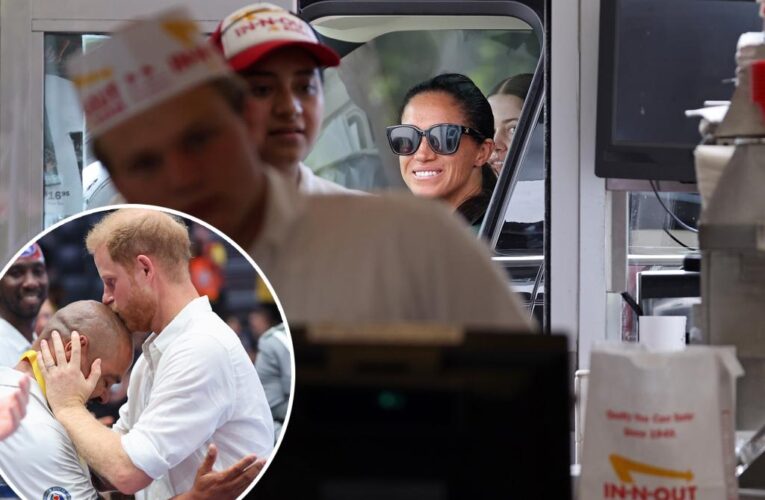 Meghan Markle chows down at Prince Harry’s ‘favorite’ In-N-Out without him