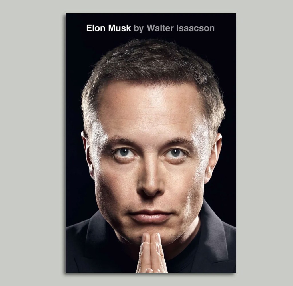 Cover of the book "Elon Musk" by Water Isaacson