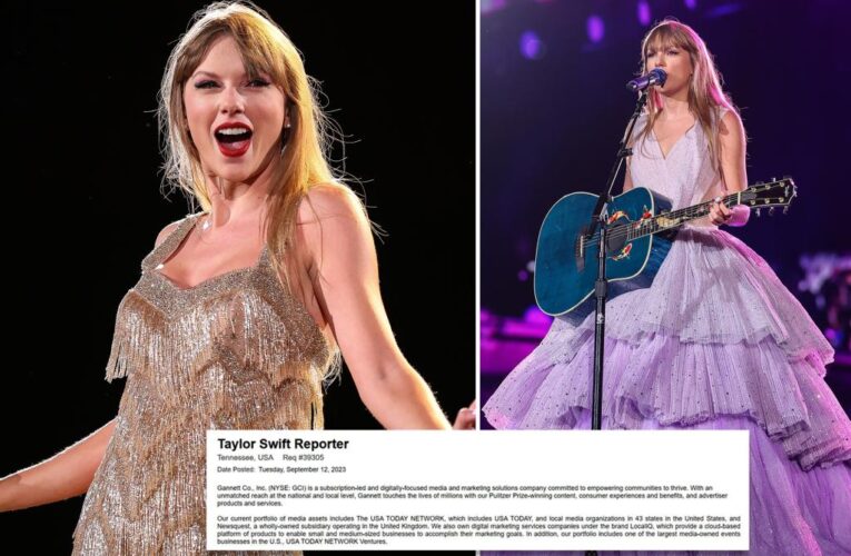 USA Today publisher Gannett looks to hire Taylor Swift reporter