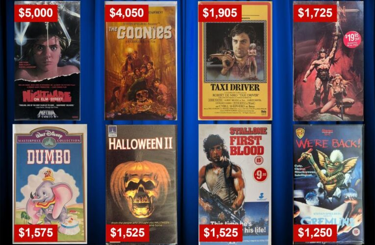 Your childhood VHS collection could be worth a fortune