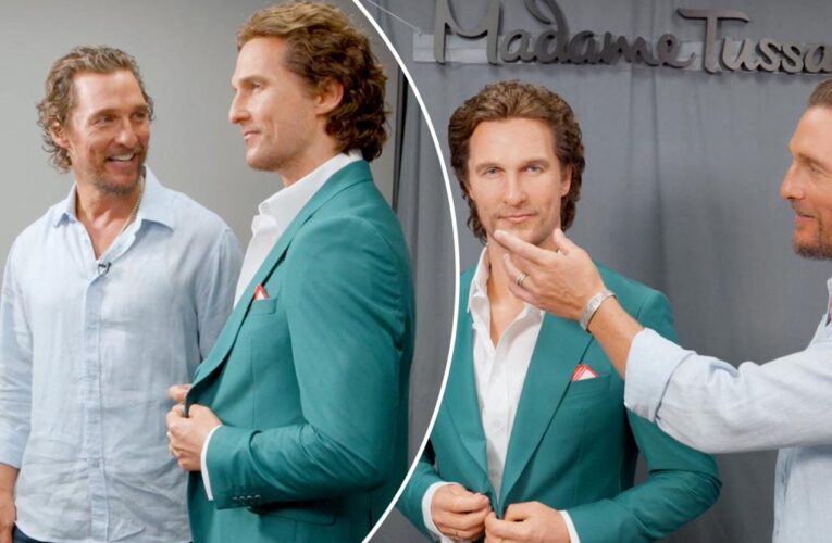 Matthew McConaughey is mind ‘blown’ seeing  Madame Tussauds wax figure