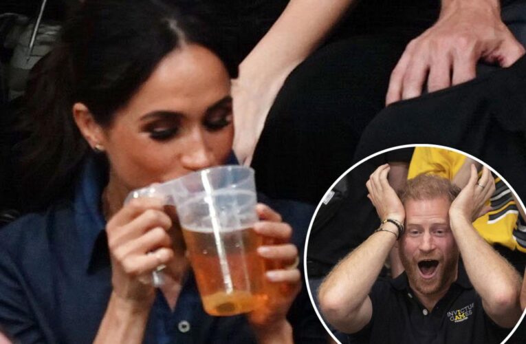 See Meghan Markle chug beer at Invictus Games: pictures