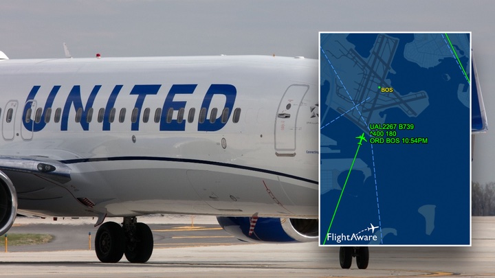 The flight, which took off from Chicago's O'Hare International, was 200 feet off the ground when it was asked to abort the landing, according to data from FlightAware.