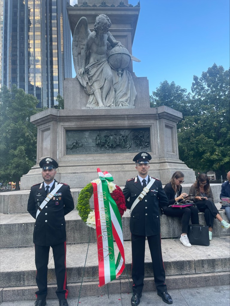 The statue of Christopher Columbus at Columbus Circle