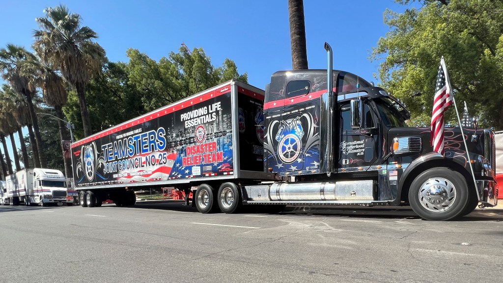 But labor unions led by the International Brotherhood of Teamsters have been calling for Governor Newsom to sign the bill, saying autonomous trucks - some of which weigh over 80,000 pounds - were unsafe and would lead to job losses.