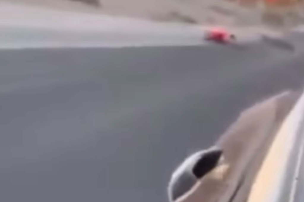 The car struck the defenseless cyclist, tossing him over the hood of the vehicle and leaving him to die on the side of the road.