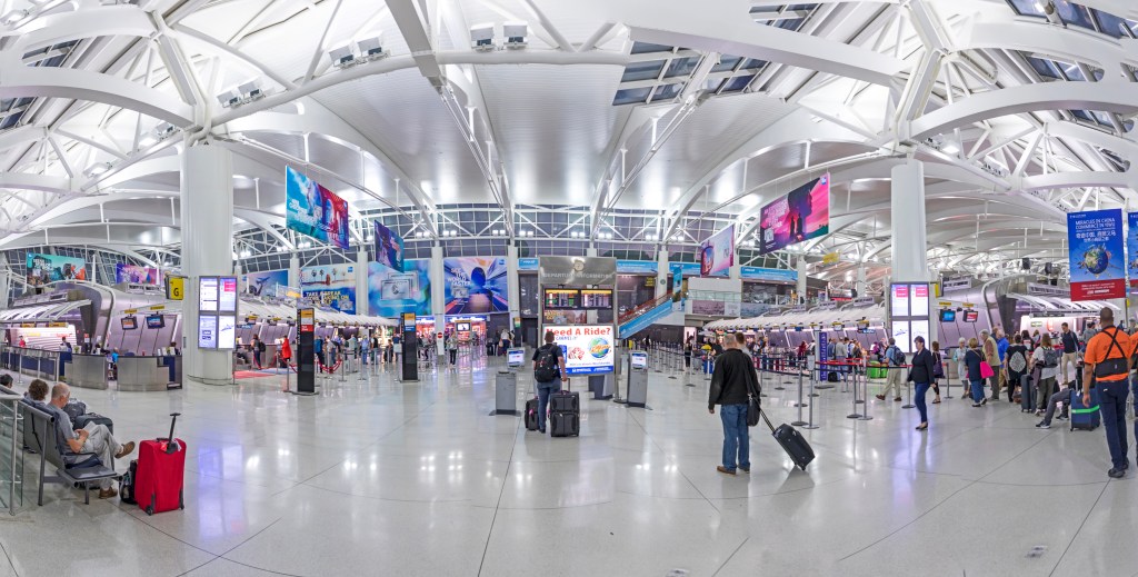 John F. Kennedy International Airport ranked number 11 in the mega category