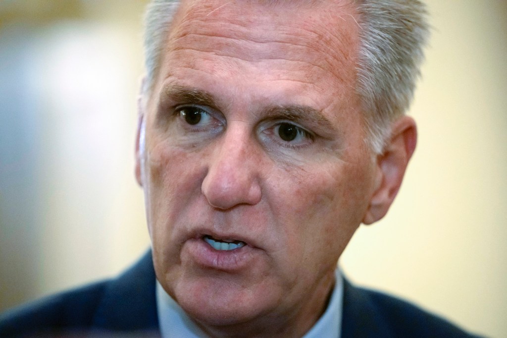 House Speaker Kevin McCarthy (R-Calif.) is pictured