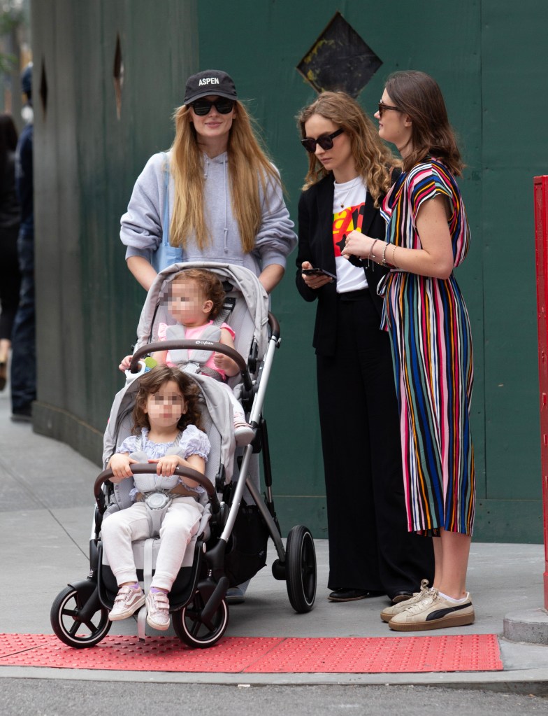 Sophie Turner was photographed Friday on the corner of East 55th Street and Madison Avenue, down the street from the St. Regis Hotel where she is currently staying. 