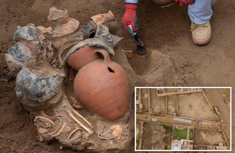 8 mummies and pre-Inca objects uncovered by gas workers in Peru