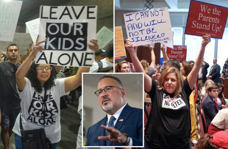 US Education Secretary Cardona slams parents’ behavior at school board meetings