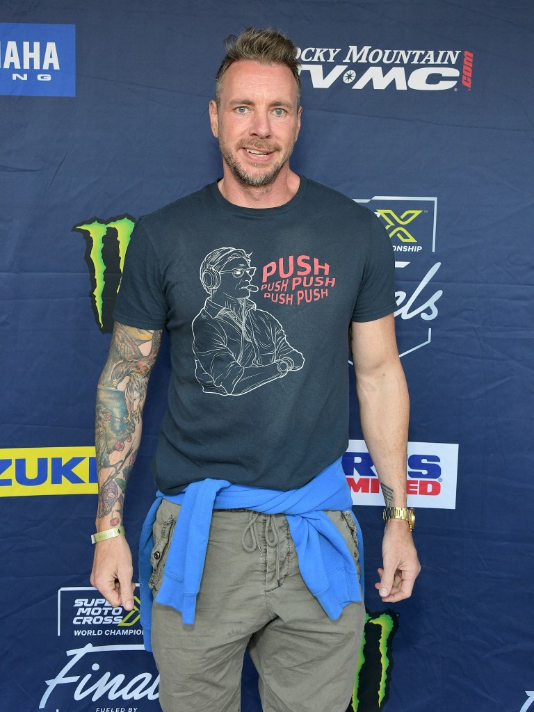 Shepard attends the SuperMotocross World Championship Finals Celebrity Night at Los Angeles Memorial Coliseum on Sept. 23.