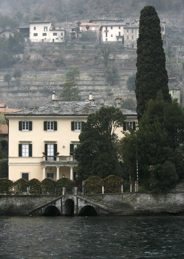 Clooney bought the Lake Como property in 2002 from the Heinz family for about $10 million. 