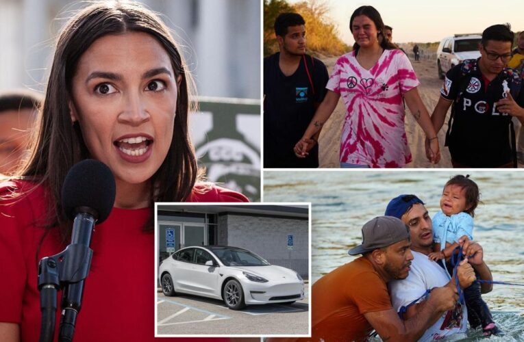 AOC partly blames US sanctions against Venezuelan dictator for migrant crisis