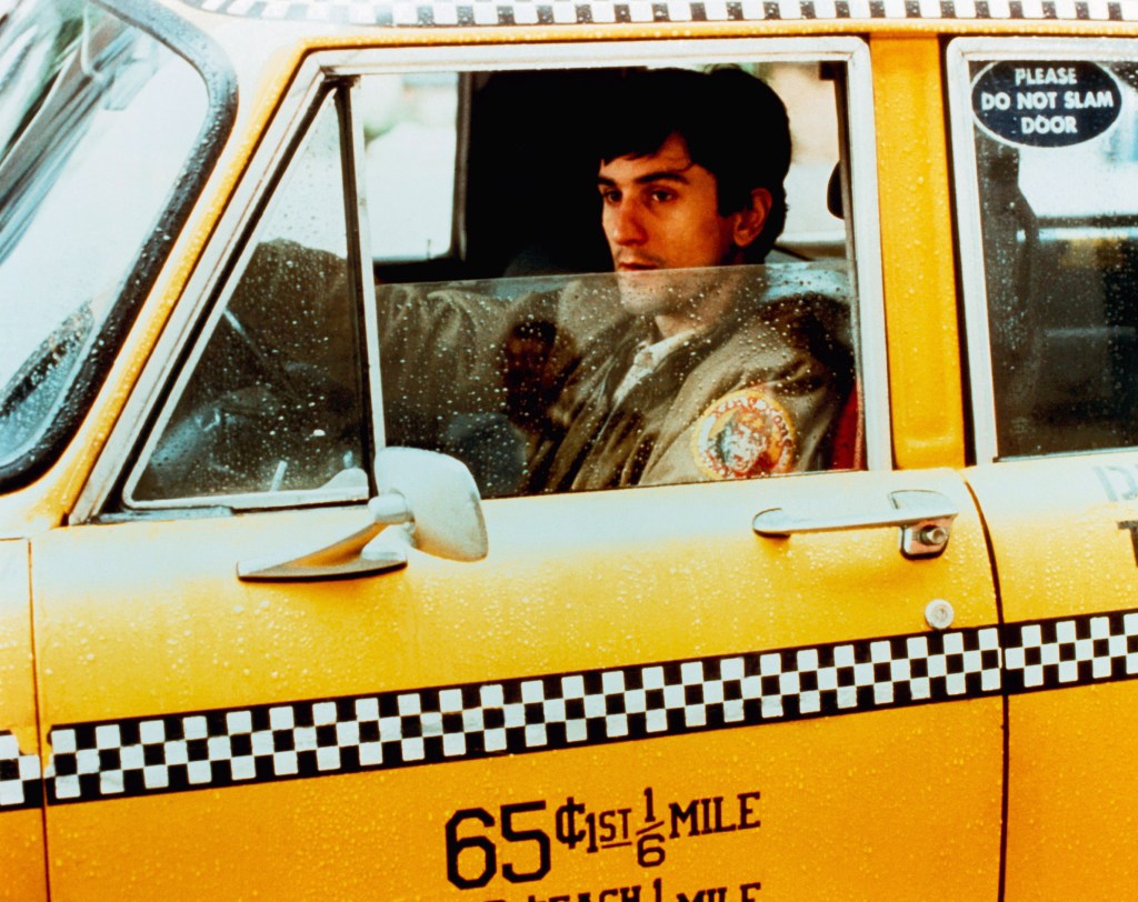 Photo of Robert De Niro in "Taxi Driver." 