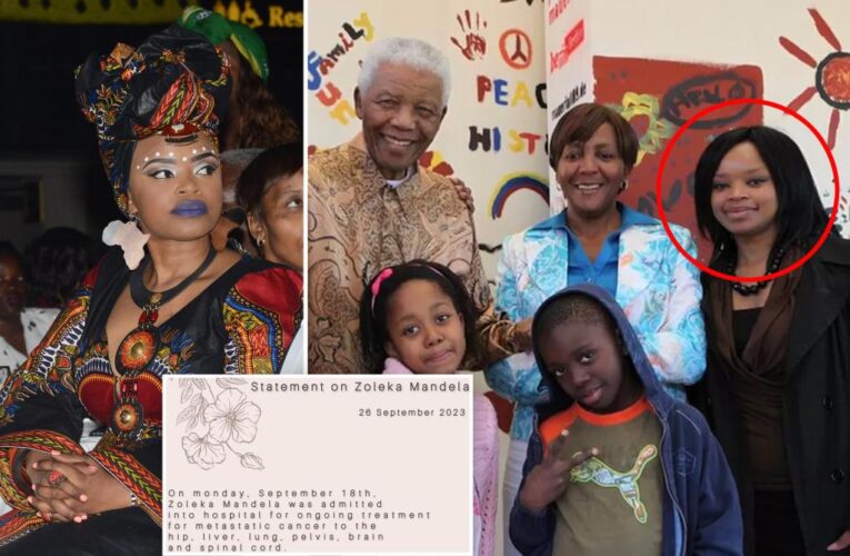 Nelson Mandela’s granddaughter Zoleka dead at 43