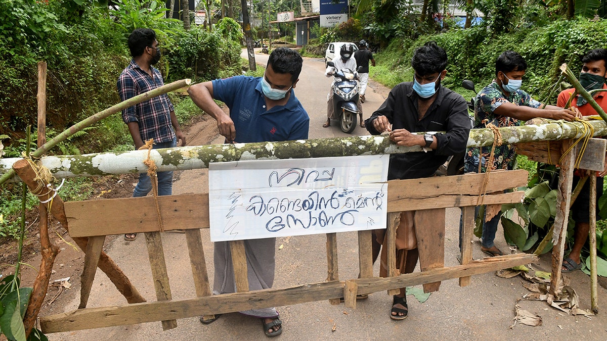 Nipah containment zone barrier