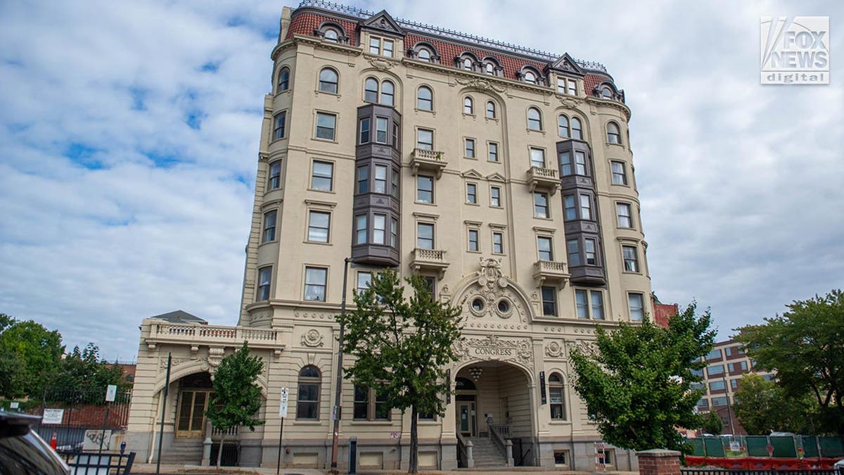 Neo-classical building where LaPere lived