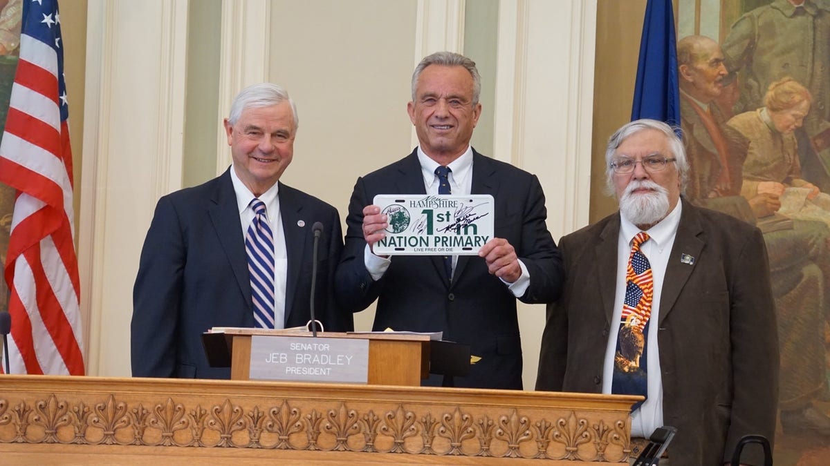 RFK Jr. at New Hampshire Statehouse