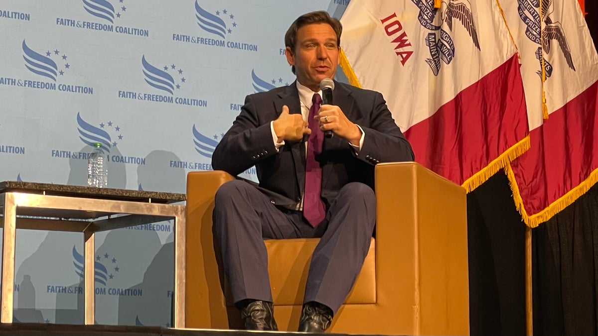 Ron DeSantis reaches out to evangelical voters in Iowa