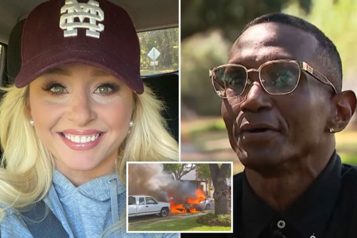 Paralyzed Dallas man Dennis Brown pulled from burning car by good Samaritan — then tracks her down to thank her
