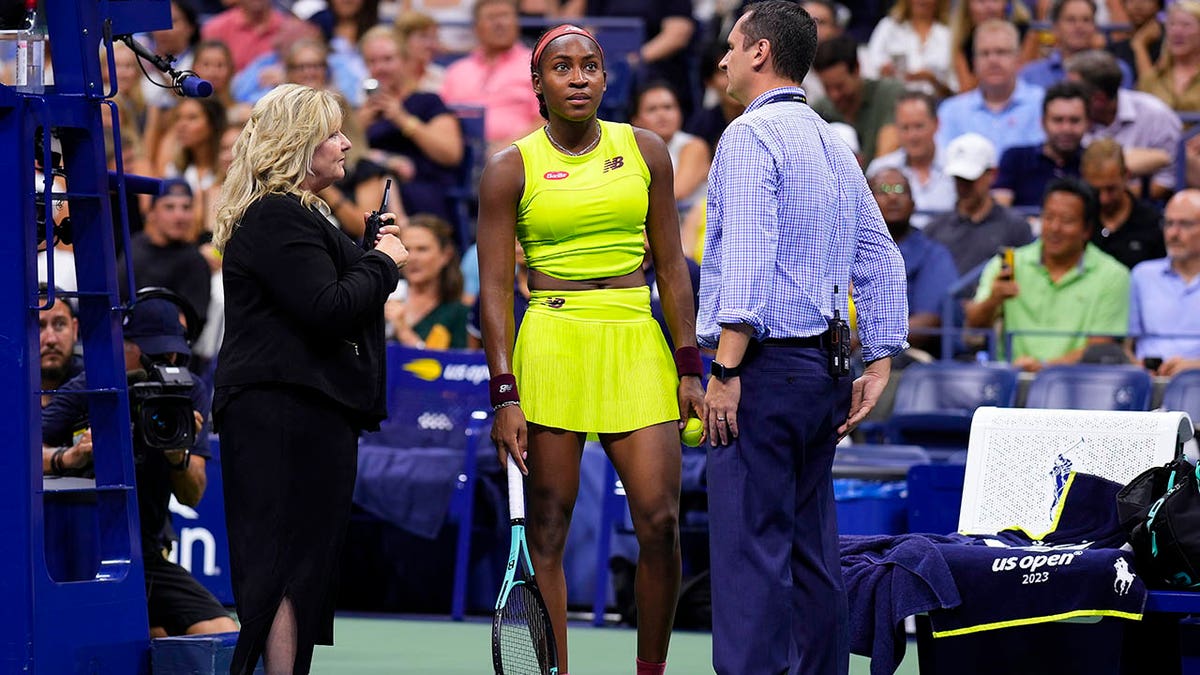 Coco Gauff in the US Open